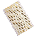 Maxbell 20pcs Rhinestone Napkin Rings Adornment For Wedding Party Gold