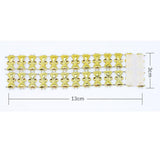 Maxbell 20pcs Sparkly Bow Napkin Rings Serviette Holders Wedding Table Decor  Gold