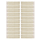 Maxbell 20pcs Sparkly Bow Napkin Rings Serviette Holders Wedding Table Decor  Gold