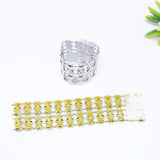 Maxbell 20pcs Sparkly Bow Napkin Rings Serviette Holders Wedding Table Decor  Gold