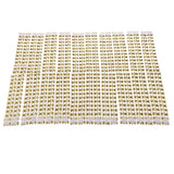 Maxbell 20pcs Sparkly Bow Napkin Rings Serviette Holders Wedding Table Decor  Gold