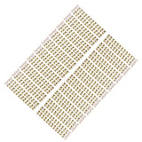 Maxbell 20pcs Sparkly Bow Napkin Rings Serviette Holders Wedding Table Decor  Gold