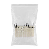 Maxbell 20pcs Plastic Diamond Napkin Rings Holders Party Table Decoration Gold