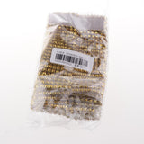 Maxbell 20pcs Plastic Diamond Napkin Rings Holders Party Table Decoration Gold
