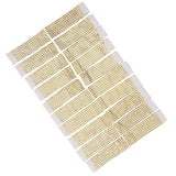 Maxbell 20pcs Plastic Diamond Napkin Rings Holders Party Table Decoration Gold