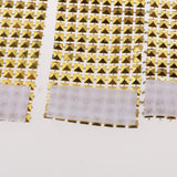 Maxbell 20pcs Plastic Diamond Napkin Rings Holders Party Table Decoration Gold