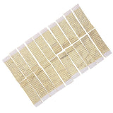 Maxbell 20pcs Plastic Diamond Napkin Rings Holders Party Table Decoration Gold
