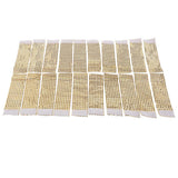 Maxbell 20pcs Plastic Diamond Napkin Rings Holders Party Table Decoration Gold