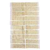 Maxbell 20pcs Plastic Diamond Napkin Rings Holders Party Table Decoration Gold