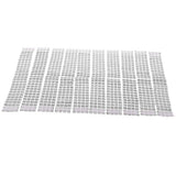 Maxbell 20pcs Sparkly Heart Napkin Ring Serviette Holder Wedding Table Decor  Silver