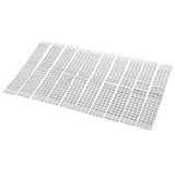 Maxbell 20pcs Sparkly Heart Napkin Ring Serviette Holder Wedding Table Decor  Silver