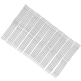 Maxbell 20pcs Sparkly Heart Napkin Ring Serviette Holder Wedding Table Decor  Silver
