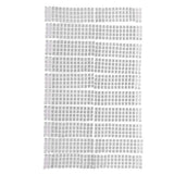 Maxbell 20pcs Sparkly Heart Napkin Ring Serviette Holder Wedding Table Decor  Silver