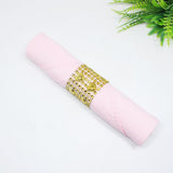 Maxbell 20pcs Love Heart Napkin Rings Serviette Holders Wedding Table Decor Gold