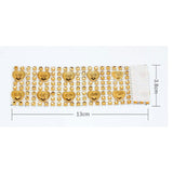 Maxbell 20pcs Love Heart Napkin Rings Serviette Holders Wedding Table Decor Gold