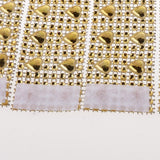 Maxbell 20pcs Love Heart Napkin Rings Serviette Holders Wedding Table Decor Gold