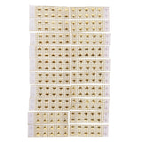 Maxbell 20pcs Love Heart Napkin Rings Serviette Holders Wedding Table Decor Gold
