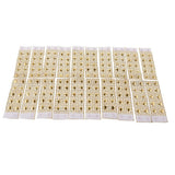 Maxbell 20pcs Love Heart Napkin Rings Serviette Holders Wedding Table Decor Gold