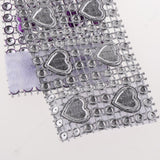 Maxbell 20pcs Love Heart Napkin Rings Serviette Holders Wedding Table Decor Purple