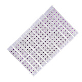 Maxbell 20pcs Love Heart Napkin Rings Serviette Holders Wedding Table Decor Purple