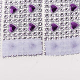 Maxbell 20pcs Love Heart Napkin Rings Serviette Holders Wedding Table Decor Purple