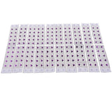 Maxbell 20pcs Love Heart Napkin Rings Serviette Holders Wedding Table Decor Purple