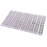 Maxbell 20pcs Love Heart Napkin Rings Serviette Holders Wedding Table Decor Purple