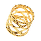Maxbell Napkin Serviette Ring Holders Table Adornment Wedding Party Decor    Gold