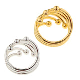 Maxbell Modern round Metal Napkin Ring Serviette Holder Party Table Decor Gold