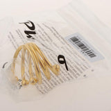Maxbell Modern round Metal Napkin Ring Serviette Holder Party Table Decor Gold