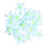 Maxbell 200 Pieces Artificial Silk Rose Petals Wedding Flower Mixed Color  Blue