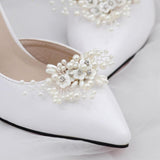 Maxbell Pair of  Rhinestone Shoe Buckles Clips Shoes Decorations DIY Accessories 3