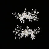 Maxbell Pair of  Rhinestone Shoe Buckles Clips Shoes Decorations DIY Accessories 3