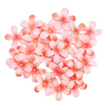 Maxbell 200 Pieces Artificial Silk Rose Petals Wedding Flower Mixed Color  Orangered