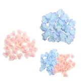 Maxbell 400pcs Artificial Silk Hydrangea Petals DIY Crafts Wedding Decor Blue