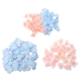 Maxbell 400pcs Artificial Silk Hydrangea Petals DIY Crafts Wedding Decor Blue
