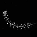 Maxbell Elegant Pearls Bridal Bridesmaid Hairband Wedding Hair Accessories Silver