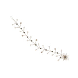 Maxbell Elegant Pearls Bridal Bridesmaid Hairband Wedding Hair Accessories Silver