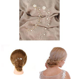 Maxbell Elegant Pearls Bridal Bridesmaid Hairband Wedding Hair Accessories Silver