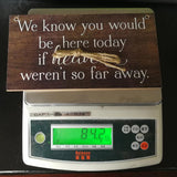 Max Rustic Wood Board Wedding Wooden Plaque Home Party Door Wall Hanging Sign