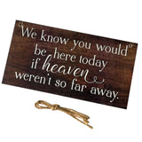 Max Rustic Wood Board Wedding Wooden Plaque Home Party Door Wall Hanging Sign