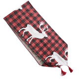 Max Christmas Dining Table Runner Cloth Xmas Party Home Decor Reindeer