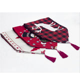 Max Christmas Dining Table Runner Cloth Xmas Party Home Decor Reindeer