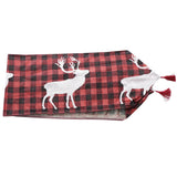 Max Christmas Dining Table Runner Cloth Xmas Party Home Decor Reindeer