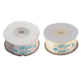 Max 10 Yards Fabric Ribbon Roll Gift Package Craft Cake Wrapping Belt Tape Grey
