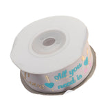 Max 10 Yards Fabric Ribbon Roll Gift Package Craft Cake Wrapping Belt Tape Grey