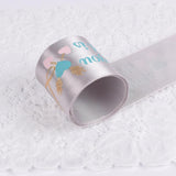 Max 10 Yards Fabric Ribbon Roll Gift Package Craft Cake Wrapping Belt Tape Grey