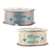 Max 10 Yards Fabric Ribbon Roll Gift Package Craft Cake Wrapping Belt Tape Grey