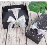 Max 10 Yards Fabric Ribbon Roll Gift Package Craft Cake Wrapping Belt Tape Grey