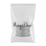 Max All You Need is Love Silk Satin Ribbons Roll Gift Package Craft Silvery Grey